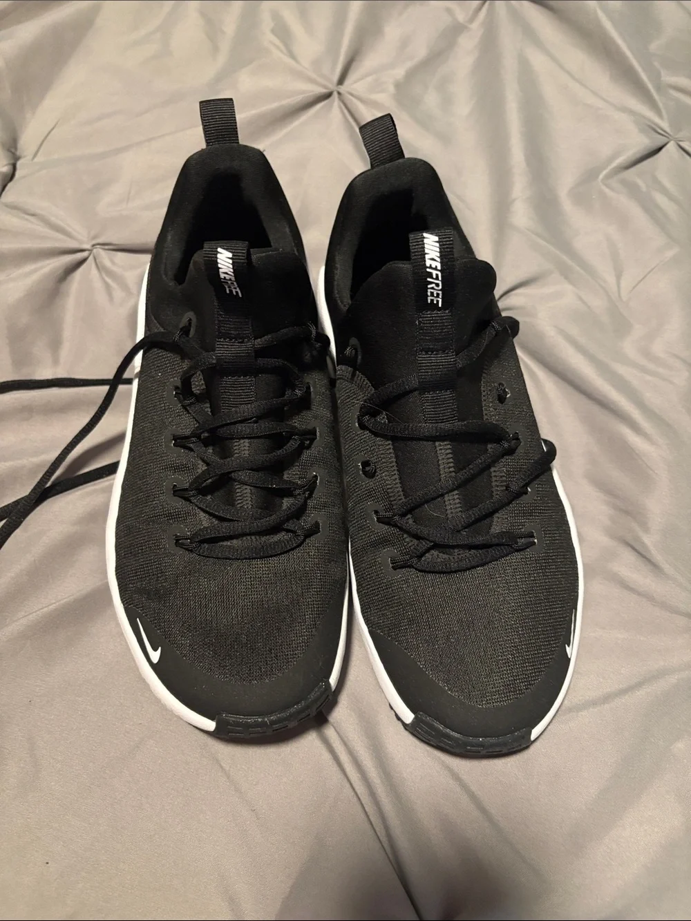 Nike Black and White Lightweight Training Sneakers